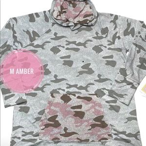 Lularoe Camo Amber hoodie